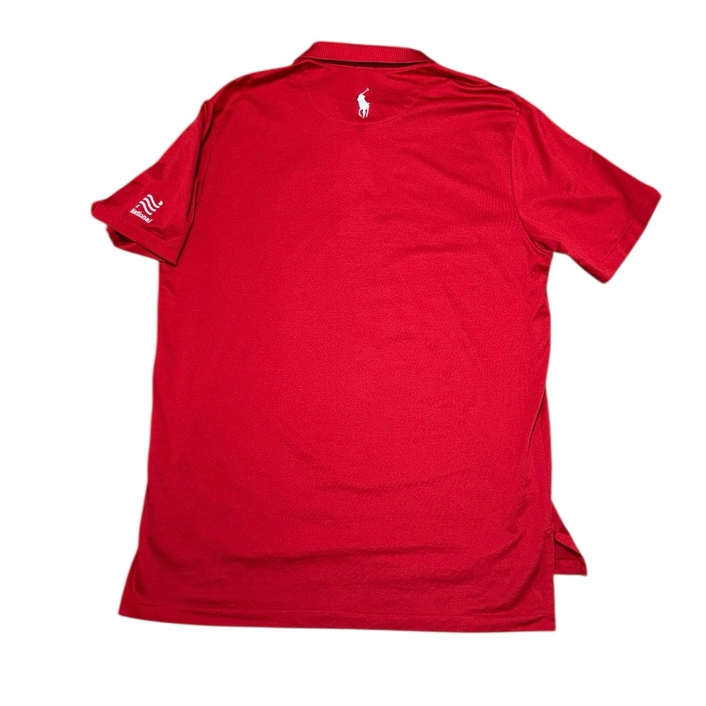 Polo Golf Ralph Lauren Red Polo Shirt Cotton Blend Pony Logo Short Sleeve Sz XL